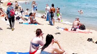 Beach Barceloneta / Barcelona beach walk 2022????️????????Spain best beaches