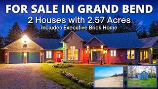 FOR SALE: Private Hobby Farm by Grand Bend Beach | Executive Home, 2 Houses, Acreage, Heated Shop