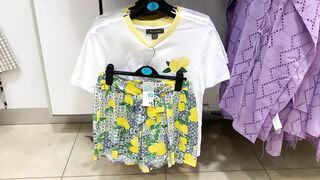 Primark Women's Summer Matching Items of Short, Blouse with Bikini Bag - May 2022