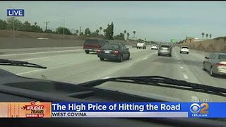 Southern Californians traveling by car this holiday weekend, despite gas prices