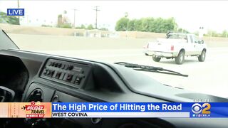 Southern Californians traveling by car this holiday weekend, despite gas prices