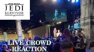 Star Wars: Jedi Survivor - TRAILER Live Crowd Reaction (Star Wars Celebration 2022)