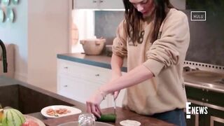 Kendall Jenner Tries Cutting a Cucumber AGAIN | E! News