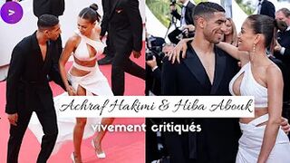 Achraf Hakimi et Hiba Abouk enflamme Cannes #shorts #cannes #2022 #celebrity #short #maroc