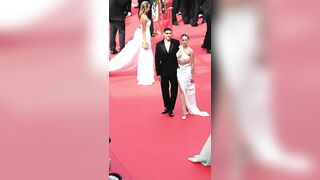 Achraf Hakimi et Hiba Abouk enflamme Cannes #shorts #cannes #2022 #celebrity #short #maroc