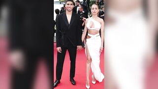 Achraf Hakimi et Hiba Abouk enflamme Cannes #shorts #cannes #2022 #celebrity #short #maroc