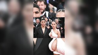 Achraf Hakimi et Hiba Abouk enflamme Cannes #shorts #cannes #2022 #celebrity #short #maroc