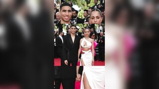 Achraf Hakimi et Hiba Abouk enflamme Cannes #shorts #cannes #2022 #celebrity #short #maroc