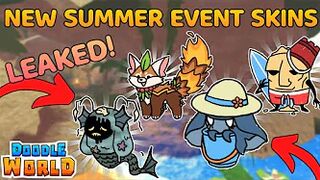 DOODLE WORLD - LEAKED! NEW SUMMER EVENT LIMITED TIME SKINS - ROBLOX