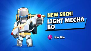 Buying Light Mecha Bo in Brawl Stars + Bad Gameplay