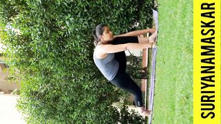 YOGA SURIYANAMASKAR PRACTICE FOR BEGINNERS | Yoga Girl | INDIAN YOGA STUDIO