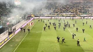 BIZAR! ADO-aanhangers zoeken Excelsior-fans op waarna rellen ontstaan