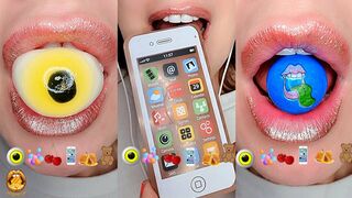 ASMR Eating Emoji Food Challenge TikTok Mashup 2022 Mukbang 먹방