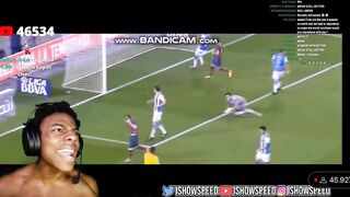 ISHOWSPEED LAUGHS AT MESSI FAILS COMPILATION