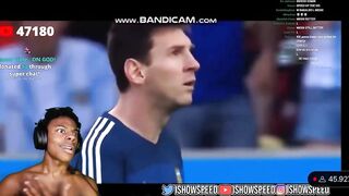 ISHOWSPEED LAUGHS AT MESSI FAILS COMPILATION