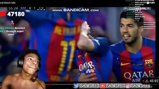 ISHOWSPEED LAUGHS AT MESSI FAILS COMPILATION