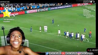 ISHOWSPEED LAUGHS AT MESSI FAILS COMPILATION