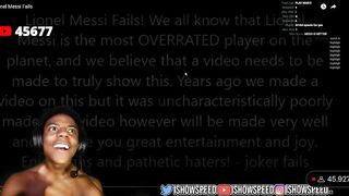 ISHOWSPEED LAUGHS AT MESSI FAILS COMPILATION