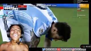 ISHOWSPEED LAUGHS AT MESSI FAILS COMPILATION