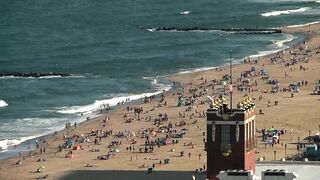 Beachgoers return to Orchard Beach for Memorial Day Weekend