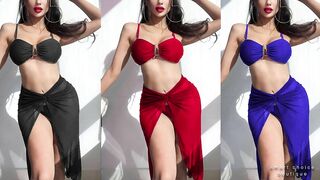 Best of 5 bikini dress ideas for girls | flag letter costume