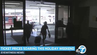 Airline passengers in SoCal paying skyrocketing airfares during Memorial Day travel | ABC7