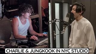 Charlie Puth & Jungkook Recording New Song & Have Lunch Together in New York BTS US Reaction Proof