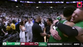 Boston Celtics Celebrate Game 7 Victory