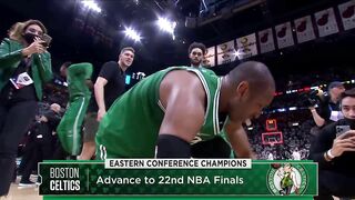 Boston Celtics Celebrate Game 7 Victory