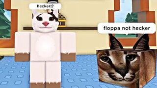 When Beluga Raise a Floppa in Roblox | hecker