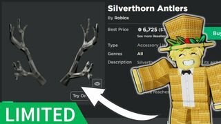 The Silverthorn Antlers Went Limited In Roblox!