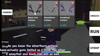 Will the Black Iron Antlers Go Limited? - ROBLOX MEMORIAL DAY SALE 2022??!!!