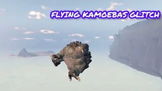 Flying Kamoebas Glitch!! - Roblox Kaiju Universe