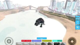 Flying Kamoebas Glitch!! - Roblox Kaiju Universe