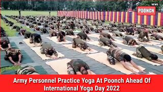 Army Personnel Practice Yoga At Poonch Ahead Of International Yoga Day