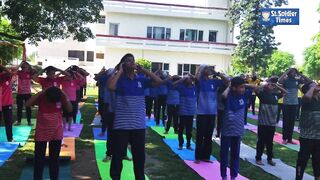 'Yoga Activity' at Garshankar school branch of St. Soldier Group