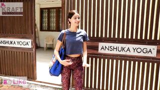 Stunning HOOt's Ananya Panday Step Outside From His Yoga Class At Bandra