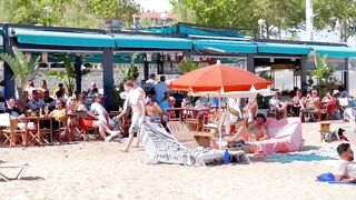 Beach Nova Icaria / Barcelona beach walk 2022????????????️Spain best beaches