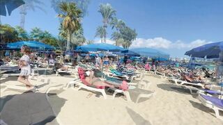 IBIZA Beach Summer - Beautifu Beach of Nissi Top 10 Beaches Walking 4k