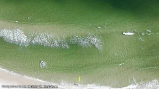 We Put A Drone Up At The Beach And THIS Happened...