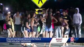 Fights break out at Carson Beach toward end of Memorial Day