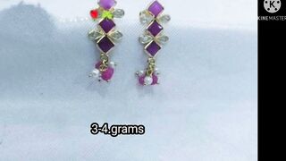 new models earrings collections//with weight.