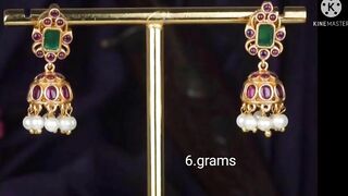 new models earrings collections//with weight.