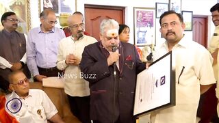 Super Star Krishna Received Celebrity Book of World Record | Krishna 80th Birthday Celebrations | NB