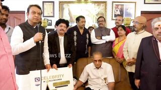 Super Star Krishna Received Celebrity Book of World Record | Krishna 80th Birthday Celebrations | NB