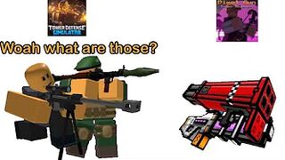 If TDS Towers Use Pixel Gun 3d Td Weapons.. (TDS Meme) (Roblox)