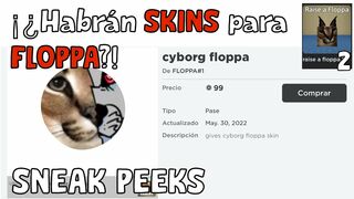 ¡¿Habrán SKINS para FLOPPA?! | Roblox Raise a Floppa 2 Sneak Peeks