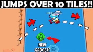 HOW FAR CAN JANET JUMP WITH HER 2ND GADGET? | Brawl Stars