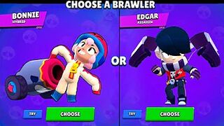 ✅Make Your Choice! Bonnie???? or Edgar????? [Brawl Stars]