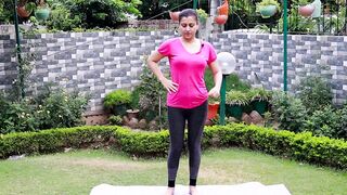 5 Yogasanas for weight loss// Happiness yoga with Komal sharma